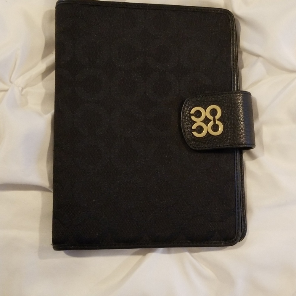 Coach Daily Planner Organizer fabric/leather
